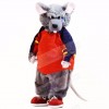 Sport Rat with Red Clothes Mascot Costumes Cartoon