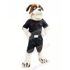 Strong Police Dog Mascot Costumes Cartoon