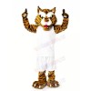 Strong Wildcats with White Suit Mascot Costumes