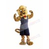 Handsome Brown Lion Mascot Costumes Animal