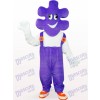 Purple Mr. Makeup Animal Adult Mascot Costume