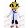 Sumoto People In White Clothes Mascot Costume