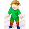 Green Strange Man In Red Clothes Mascot Costume