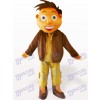 Jacket Boy Cartoon Adult Mascot Costume