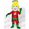 Super Boy Cartoon Adult Mascot Costume