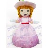 Pink Strawberry Shortcake Girl Cartoon Adult Mascot Costume