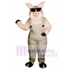 Far-Out Farmer Pig Mascot Costume