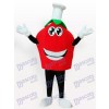 Red Strawberry Short Fruit Mascot Costume