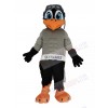 Skyhawk with White Cloak Mascot Costume