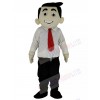 Red Tie Office Boy Business Mascn Maot Costumes People