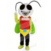 White Head Firefly Mascot Costume Insect