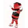 Red and Black Hornet Bee Mascot Costume Insect