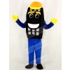 Blue Auto Tyre Cab Tire Mascot Costume Cartoon	