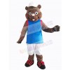 Hiking Groundhog Mascot Costume Animal