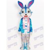 Easter Blue Rabbit Animal Adult Mascot Costume