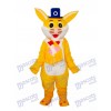 Easter Yellow Rabbit Mascot Adult Costume