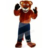 Funny Strong Leopard Mascot Costumes Adult