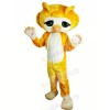 Yellow Cat Mascot Costumes Cartoon