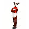 Cute Brown Reindeer Mascot Costumes Cartoon