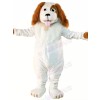 White Wizard Dog Mascot Costumes Cartoon