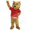 Cougar Paws in Red Shirt Mascot Costumes