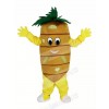 Orange Carrot Vegetable Mascot Costume Cartoon	