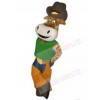 Cowboy Ox Cattle mascot costume