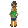 Cowboy Ox Cattle mascot costume