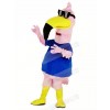 Pink Flamingo Bird with Sunglasses Mascot Costume Animal