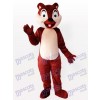 Tiny Brown Squirrel with One Incisor Adult Mascot Costume