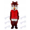 Hat Squirrel Mascot Adult Costume