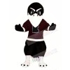 Black Raven with White eyebrows Mascot Costumes Animal	