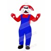 Cute Red Dog with Black Shoes Mascot Costumes Animal
