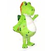 Fluffy Green Dinosaur Mascot Costumes Cheap