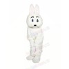 White Jumbo Bunny Mascot Costumes Cartoon	