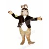 High Quality Brown Rabbit Mascot Costumes Adult	