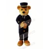 Gentleman Teddy Bear Mascot Costumes Cheap