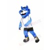 Blue Furry Tiger Mascot Costumes 