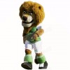 Green Football Lion Mascot Costumes Cartoon