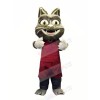 Furry Cat with Suit Mascot Costumes