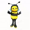 Fluffy Bee with Big Eyes Mascot Costumes Cartoon