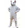 White Rodent Mascot Costumes Cartoon