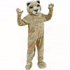 Spotted Brown Leopard Mascot Costumes Adult