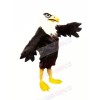 Furry Black Eagle Mascot Costumes 