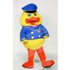 Papa Duck with Blue Hat Mascot Costumes Cartoon	