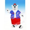 Cool Polar Bear with Glasses Mascot Costumes Animal