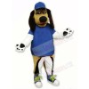Beagle Dog with Blue Hat Mascot Costumes Animal	