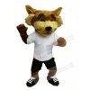 Fox with White T-shirt Mascot Costumes Animal