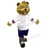 Brown Beaver with Suit Mascot Costumes Animal