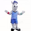 Sport Lightweight Horse with Blue Shirt Mascot Costumes School
